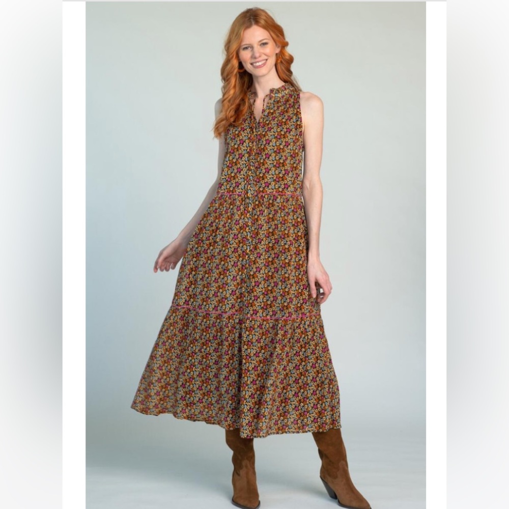 Olivia James the Label Ro long dress, prairie black